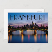 Frankfurt Duitsland Briefkaart (Voorkant / Achterkant)