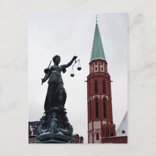 Frankfurt, Duitsland Briefkaart