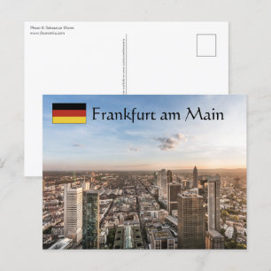 Frankfurt Duitsland Briefkaart