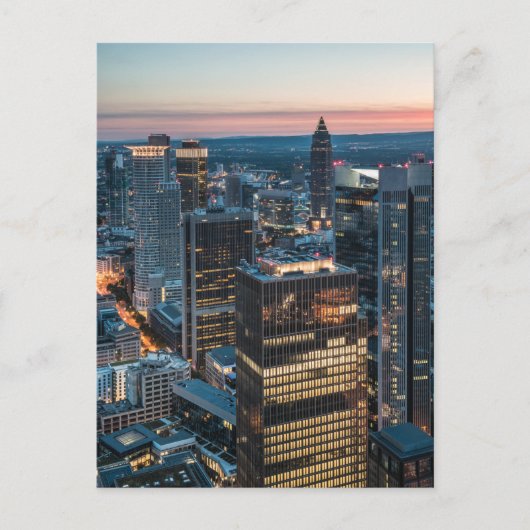 Frankfurt Duitsland Briefkaart (Voorkant)