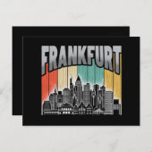 Frankfurt Duitsland Briefkaart (Voorkant / Achterkant)