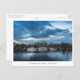 Frankfurt Duitsland Briefkaart