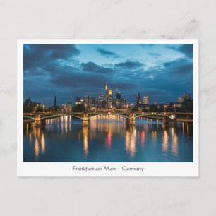 Frankfurt Duitsland Briefkaart