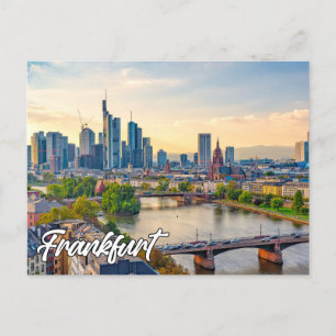 Frankfurt, Duitsland Briefkaart