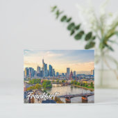 Frankfurt, Duitsland Briefkaart (Staand voorkant)