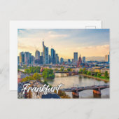 Frankfurt, Duitsland Briefkaart (Voorkant / Achterkant)