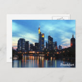 Frankfurt, Duitsland Briefkaart (Voorkant / Achterkant)