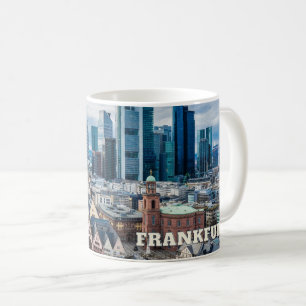 Frankfurt, Duitsland City Uitzicht Koffiemok