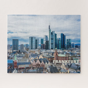 Frankfurt, Duitsland City Uitzicht Legpuzzel