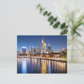 Frankfurt, Duitsland skyline Briefkaart (Staand voorkant)