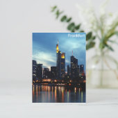 Frankfurt, Duitsland skyline Briefkaart (Staand voorkant)