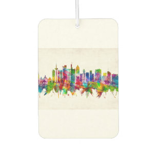 Frankfurt Duitsland Skyline Luchtverfrisser