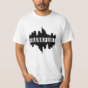 Frankfurt Duitsland Stadsgezicht Cool Grappig cade T-shirt