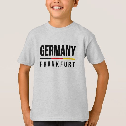 Frankfurt Duitsland T-shirt (Voorkant)