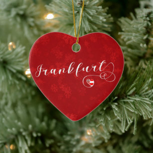 Frankfurt Heart, Ornament kerstboom, Duitsland