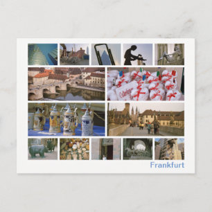 Frankfurt multi-afbeelding briefkaart