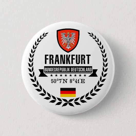 Frankfurt Ronde Button 5,7 Cm (Voorkant)