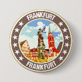 Frankfurt Ronde Button 7,6 Cm (Voorkant)
