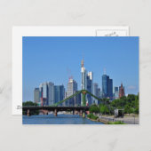 Frankfurt skyline briefkaart (Voorkant / Achterkant)