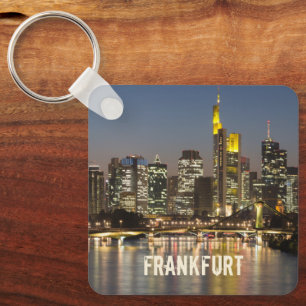 Frankfurt Skyline Duitsland  Souvenir cadeau Sleutelhanger