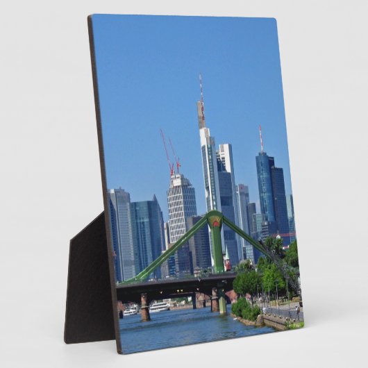 Frankfurt skyline fotoplaat (Zijkant)