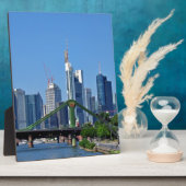 Frankfurt skyline fotoplaat (Zijkant)