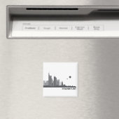 Frankfurt Skyline Kühlschrank Magnet Magneet (Insitu (Vaatwasser))