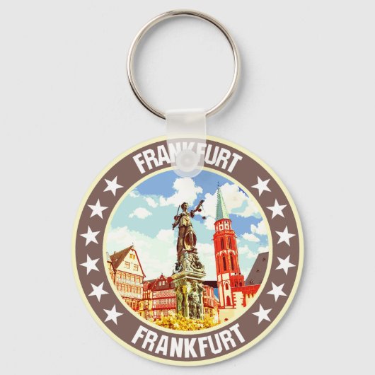 Frankfurt Sleutelhanger (Voorkant)