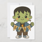 Frankie Boo Crew Baby Shower Invitation – Editable (Devant)