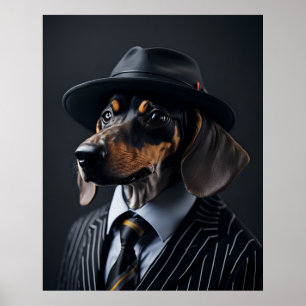 Frankie de Dashhound Poster
