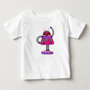 Frankie Robot: Roze op wit