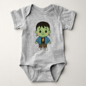 Frankie Sparks “Little Monster” Halloween Bodysuit (Voorkant)