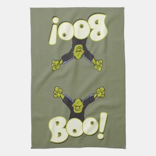 Frankie Superheld - Frankenstein Monster Halloween Theedoek (Verticaal)