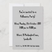 Frankie's uitnodiging voor hoogtemiet (Achterkant)