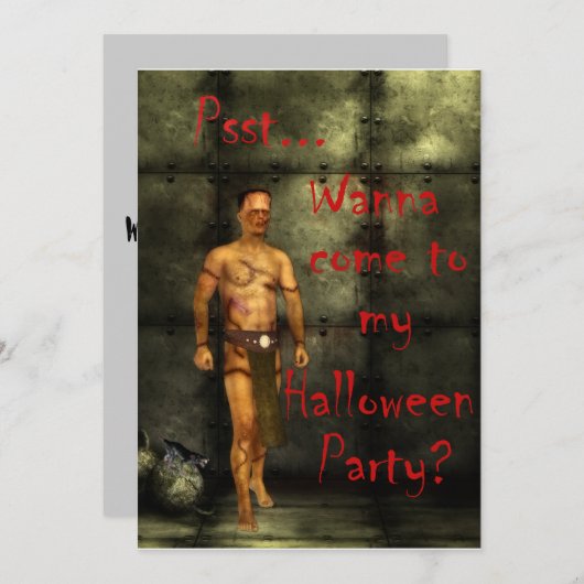 Frankie's uitnodiging voor hoogtemiet (Voorkant / Achterkant)