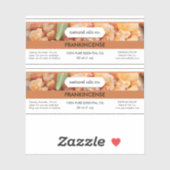 Frankincense Essential Oils Geurstof Flesetiket Sticker (Vel)