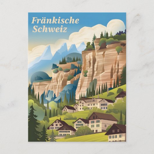 Fränkische Schweiz Frankisch Zwitserland Briefkaart (Voorkant)