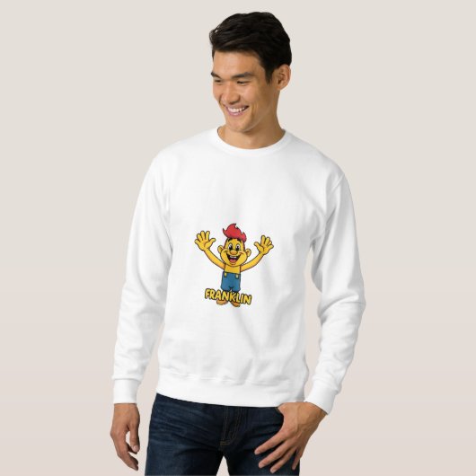 Franklin Cartoon Character Sweatshirt (Voorkant volledig)