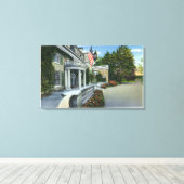 Franklin D Roosevelt Canvas Afdruk (Insitu (Houten vloer))