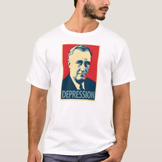 Franklin D. Roosevelt - Depressie: OHP T-Shirt (Voorkant)