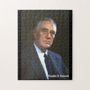 Franklin D. Roosevelt Jigzaag Puzzle Legpuzzel