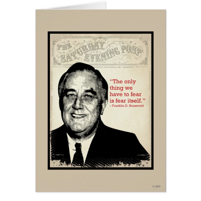 Franklin D. Roosevelt Quote (Voorkant)