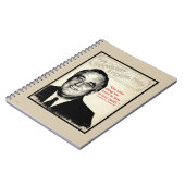 Franklin D. Roosevelt Quote Notitieboek (Linkerzijde)