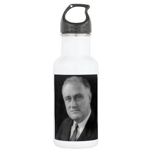 Franklin D Roosevelt Waterfles (Voorkant)