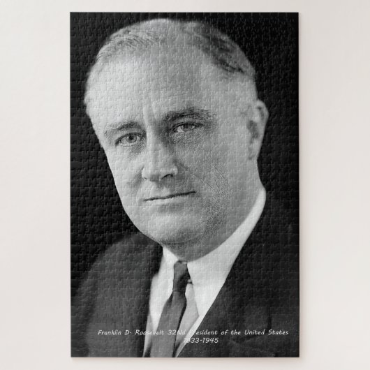 Franklin D. Roosevlt 32nd President US Legpuzzel (Verticaal)