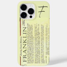 Franklin Geschiedenis Naam Iphone Case