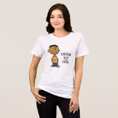 Franklin glimlachend Tri-Blend shirt (Voorkant volledig)