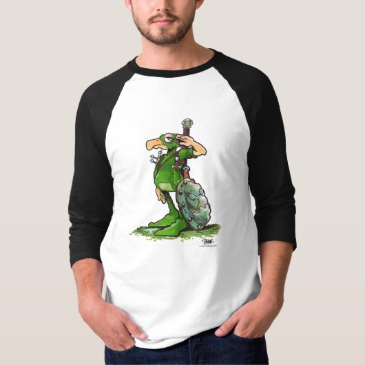 Franklin Gothic Green Baseball T-shirt (Voorkant)