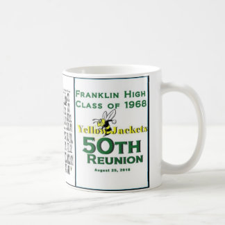 Franklin High Class of 1968 50th Reunion cup Koffiemok