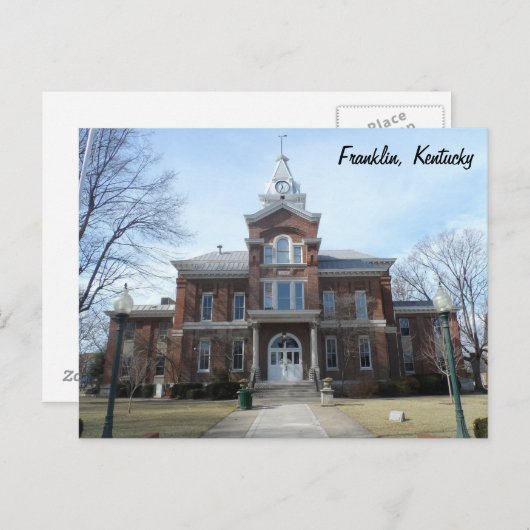 Franklin, Kentucky Briefkaart (Voorkant / Achterkant)